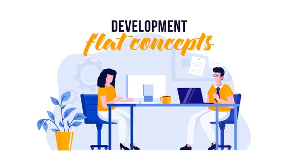 Videohive Development Flat Concept 32322522