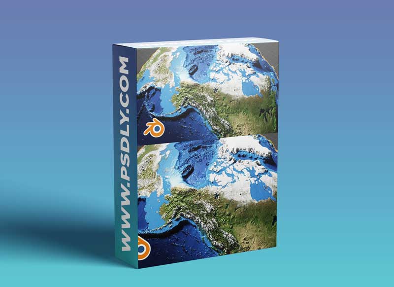 3D Topographical Earth in Blender