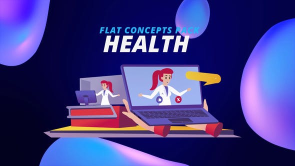 Videohive Health Flat Concept 32272210