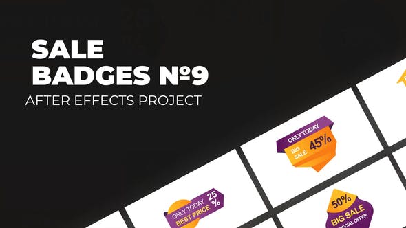 Videohive Sale Badges Vol.9 32689338