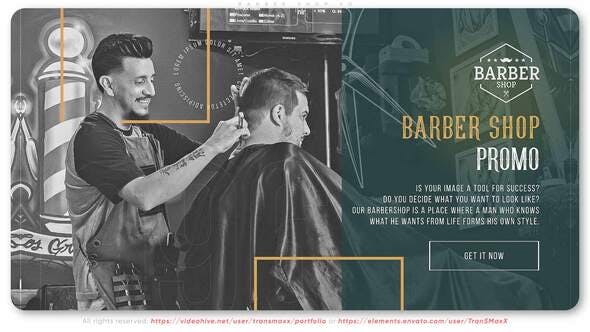 Videohive Barber Shop XO 32462544