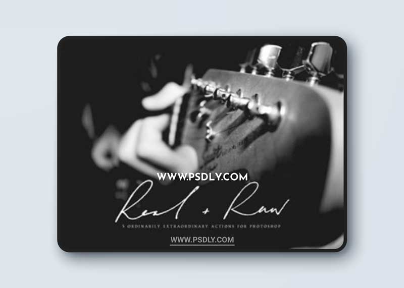 CM - Real + Raw | Photoshop Actions 1974905