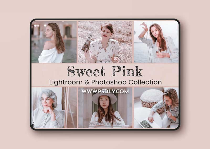 CreativeMarket - 10 Sweet Pink Photo Edit Collection 6251612