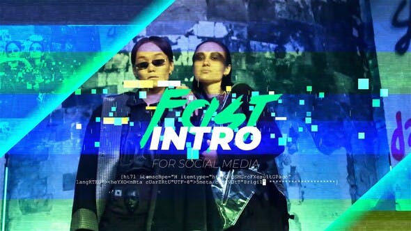 Videohive Cyberpunk Intro 32297274