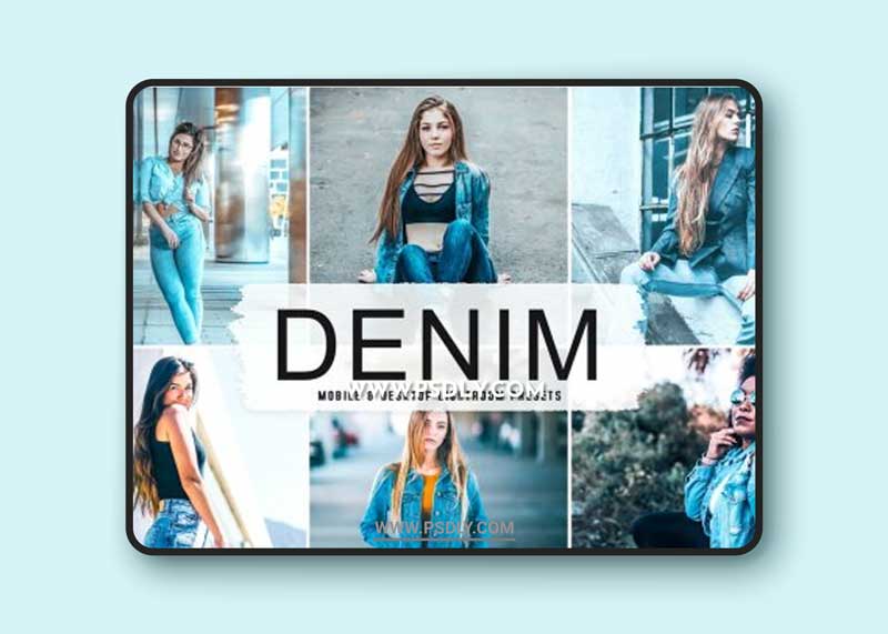 Denim Mobile & Desktop Lightroom Presets