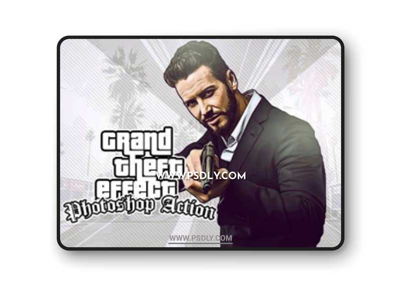 GraphicRiver - Grand Theft Effect 23753323 - Photoshop Action