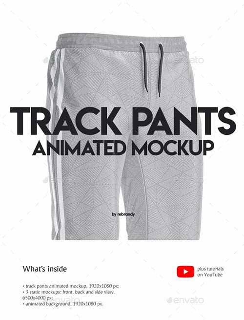 GraphicRiver - Track Pants Animated Mockup 32007375