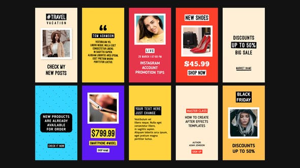 Videohive Instagram Stories Pack 32579090