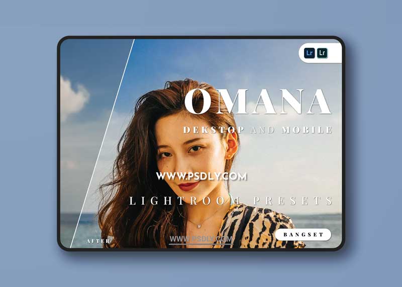 Omana Desktop and Mobile Lightroom Preset