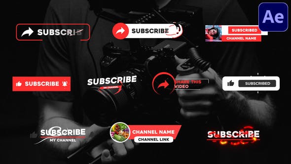 Videohive Subscribe Lower Thirds After Effects 32426359