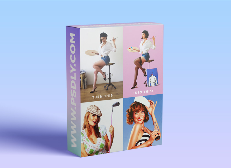 PinUps for beginners! Create stunning PinUp illustrations with Photoshop