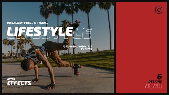 Videohive Lifestyle Instagram Post & Stories B78 32634208