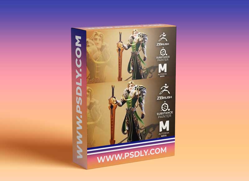 Substance Painter & Maya: Low Poly Character Making