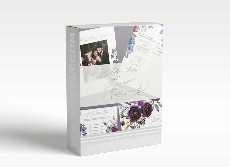 Twig & Olive Photography - Complete Marketing Set | Antique Plum