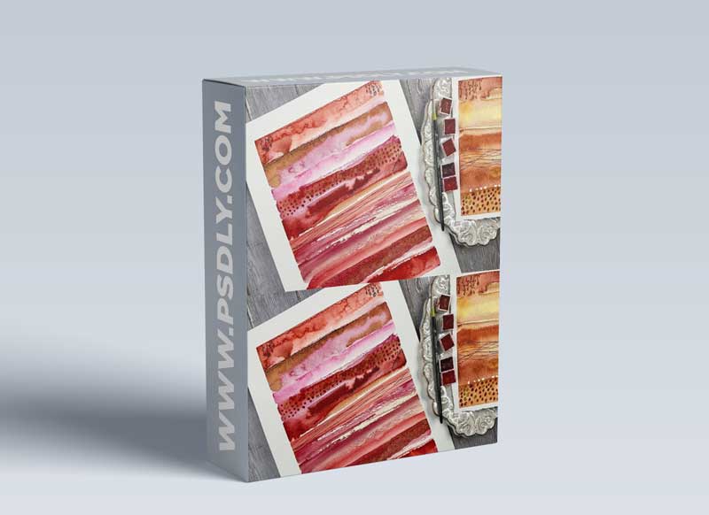 Watercolor Stripe Samplers - Being creative with watercolor and mark-making