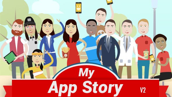 Videohive My App Story 10355504