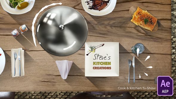 Videohive Cook & Kitchen Tv Show Opening Sequence 11007230