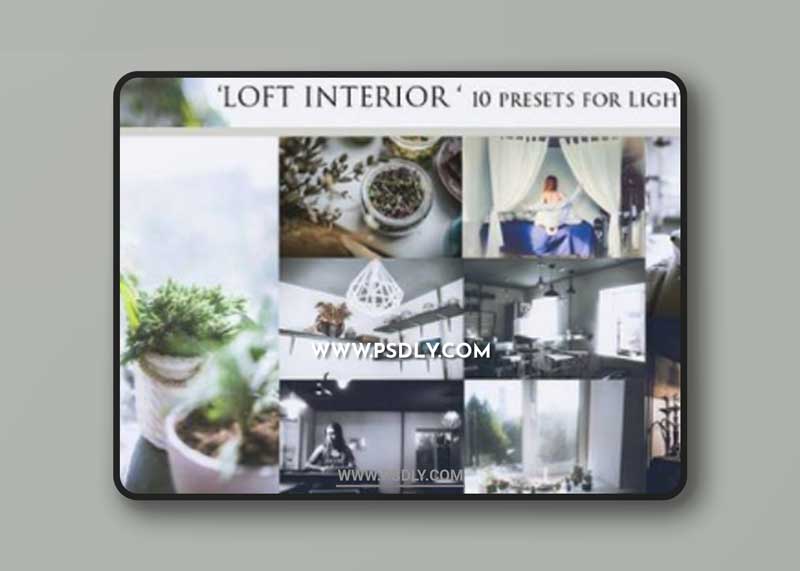 CM - Loft Interior-set of presets for Lr 1200206