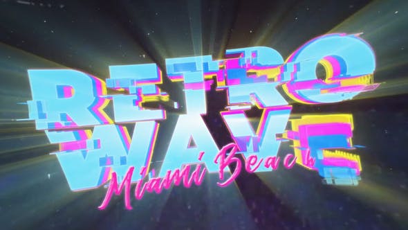 Videohive Retro Wave Intro 31004869