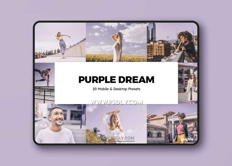 20 Purple Dream Lightroom Presets & LUTs