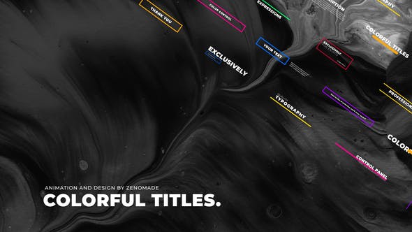 Simple Colorful Titles 969482
