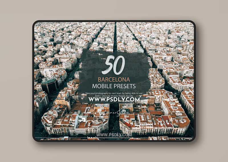 50 Barcelona Mobile Presets Pack