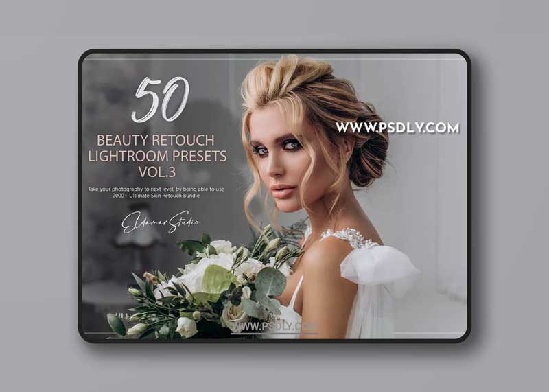 50 Beauty Retouch Lightroom Presets - Vol. 3