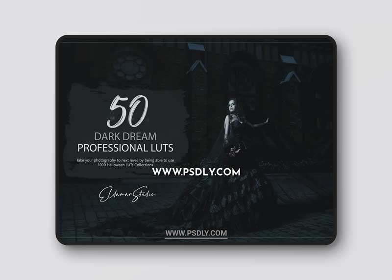 50 Dark Dream LUTs and Presets Pack