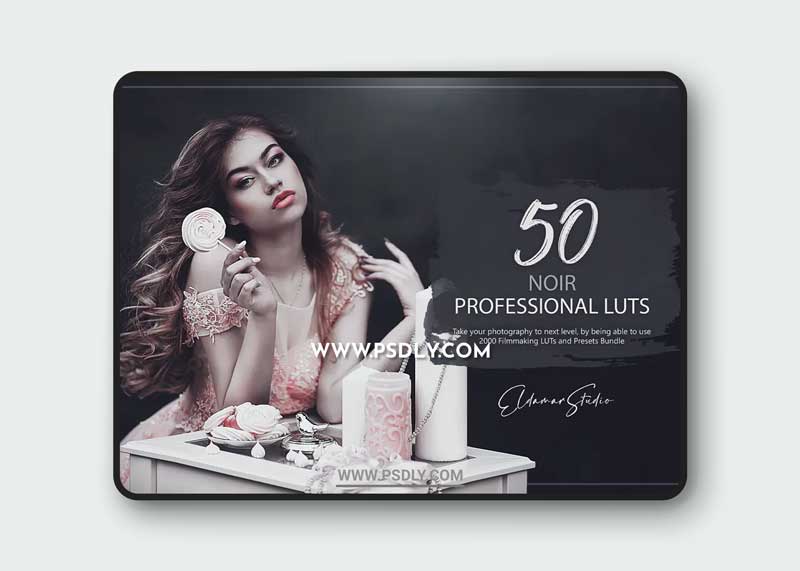 50 Noir LUTs and Presets Pack