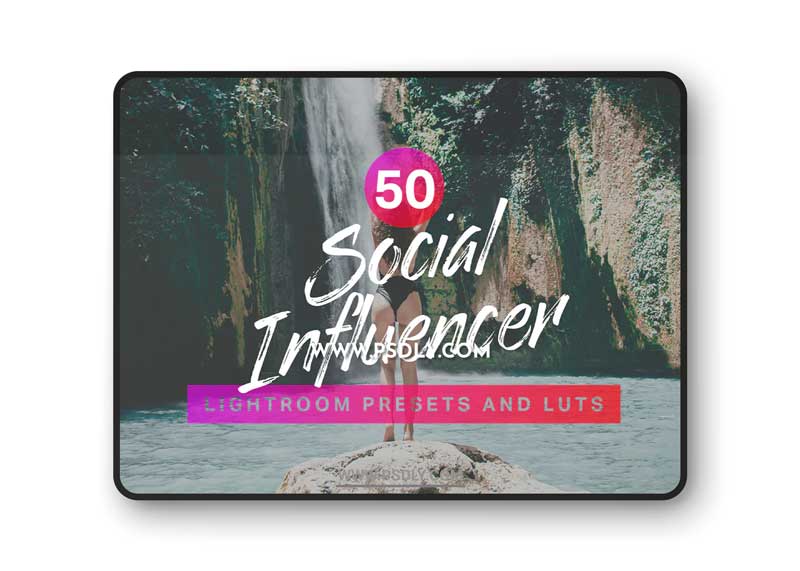50 Social Influencer Lightroom Presets LUTs
