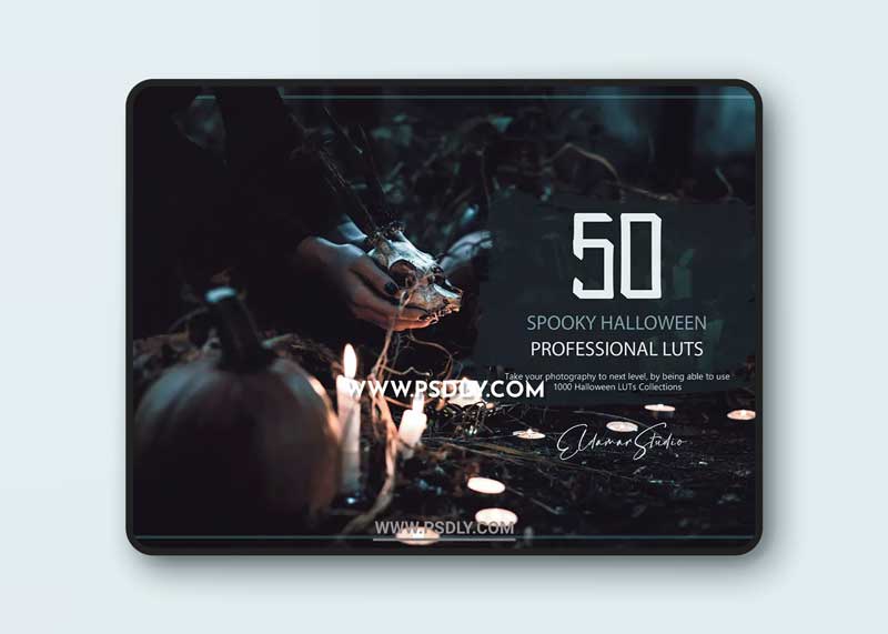50 Spooky Halloween LUTs and Presets Pack