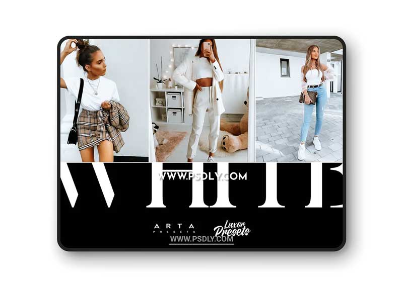 ARTA White Presets For Mobile and Desktop