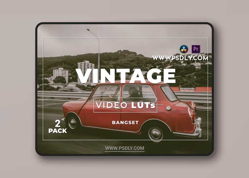 Bangset Vintage Pack 2 Video LUTs