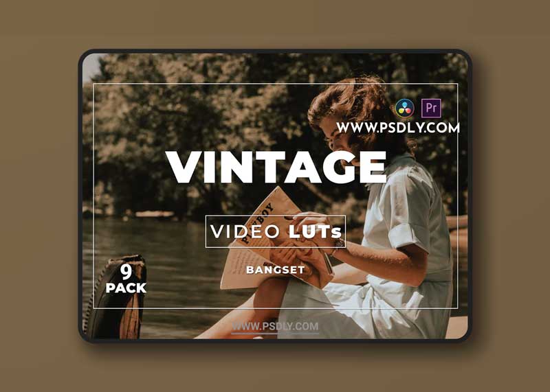 Bangset Vintage Pack 9 Video LUTs