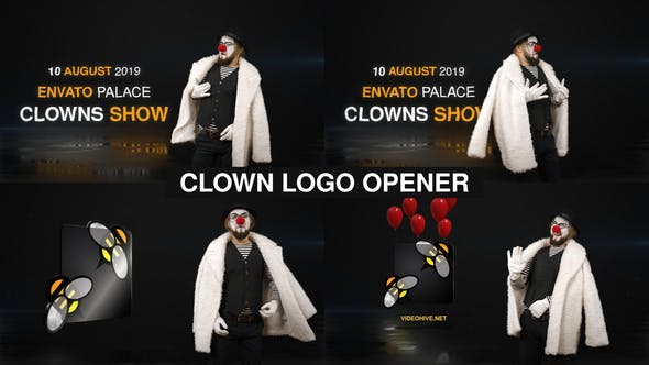 Videohive Clown Logo 3 25079164