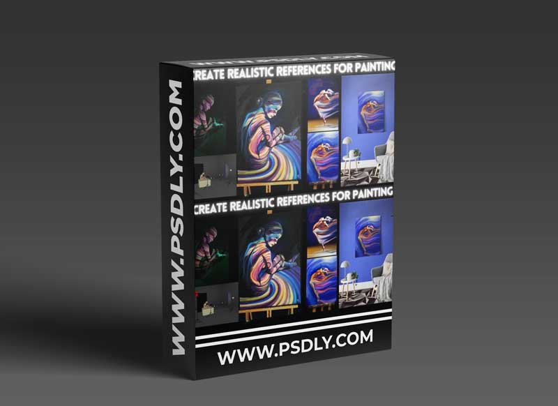 Create realistic references in 3d for painting