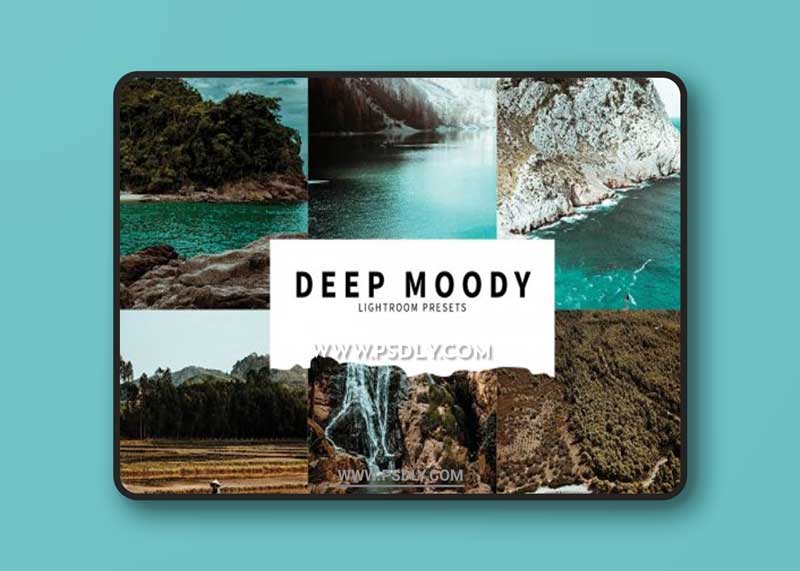 CreativeMarket - 10 Deep Moody Lightroom Presets 6076178
