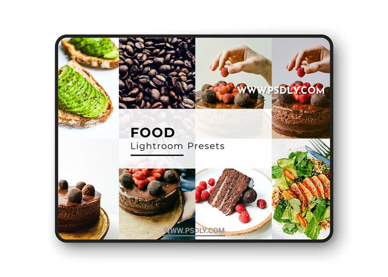 CreativeMarket - 10 Food Lightroom Presets 5386470