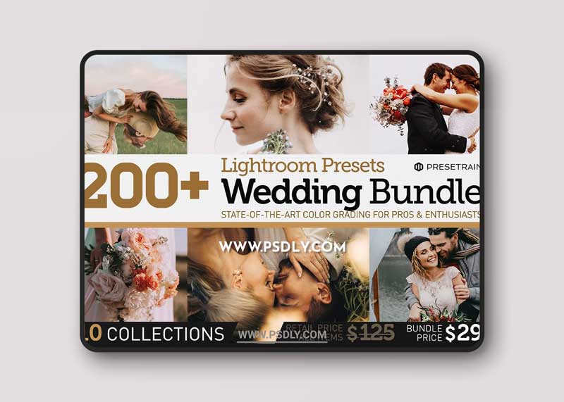 CreativeMarket - 200+ Wedding Presets Bundle 2021 6172458