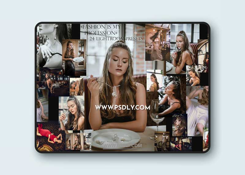 CreativeMarket - 24 FASHION PORTRAIT PRESETS FOR LR 6222272
