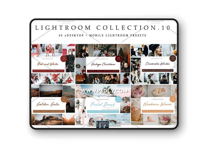 CreativeMarket - BUNDLE 10_Lightroom Collection X 60 6075970