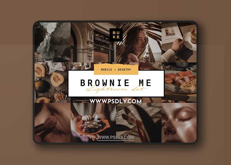 CreativeMarket - Brownie Me! Luxury Lightroom Preset 3957829