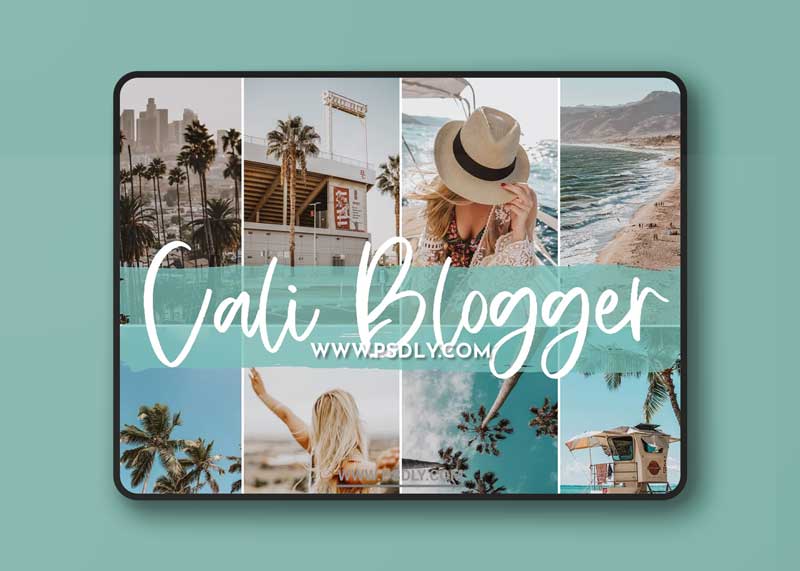 CreativeMarket - Cali Blogger Lightroom MOBILE Preset 4043898