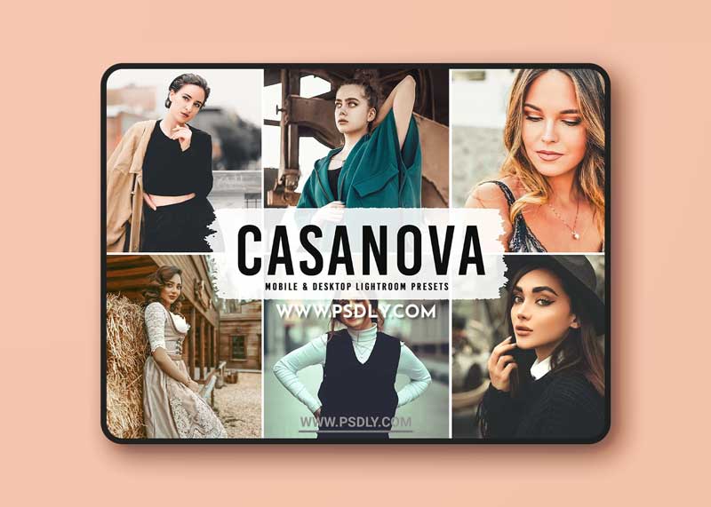 CreativeMarket - Casanova Pro Lightroom Presets 6280257