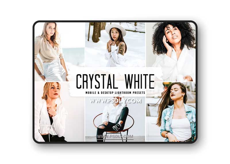 CreativeMarket - Crystal White Pro Lightroom Presets 6282586