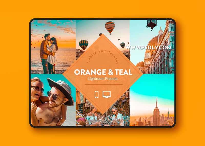 CreativeMarket - Orange & Teal Lightroom Presets 5331432