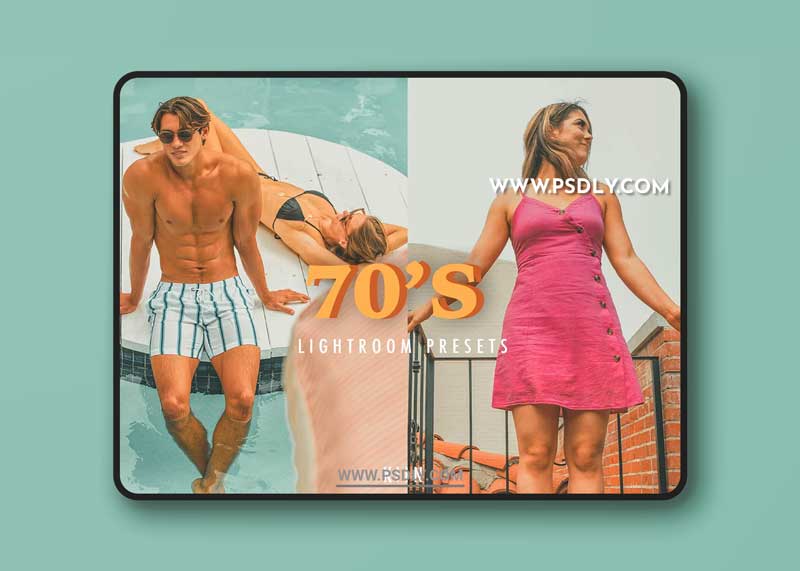 CreativeMarket - RETRO 70'S VIBES LIGHTROOM PRESETS 6224058