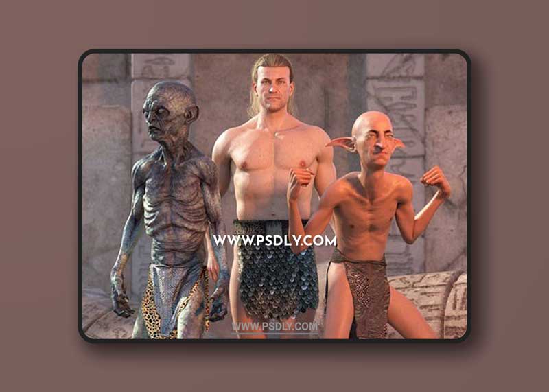DAZ3D - DFORCE LOINCLOTH COLLECTION FOR GENESIS 8 MALE(S) 000149