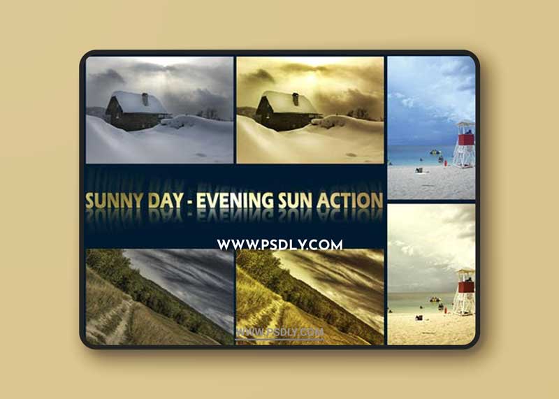 Evening Sun, Soft Colors and Caramel Actions for Photoshop