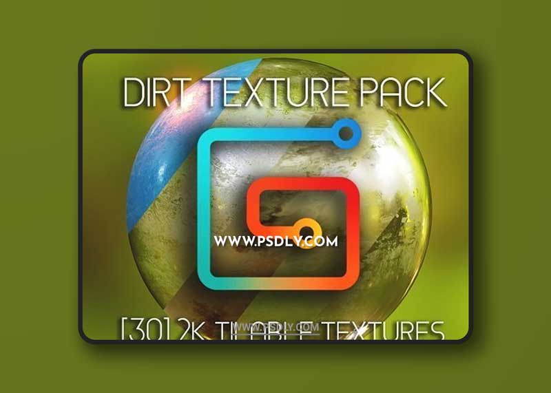 Gumroad – Dirt Pack – [30] 2K Tilable Texture + PBR Rock Texture Bonus